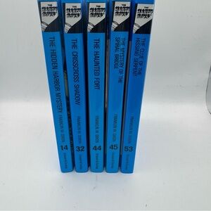 VTG Hardy Boys Books, Lot Of 5, Excellent Condition, Books # 14, 32, 44, 45, 53